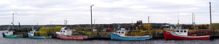 Lobster fishermen ready their boats for the start of the season