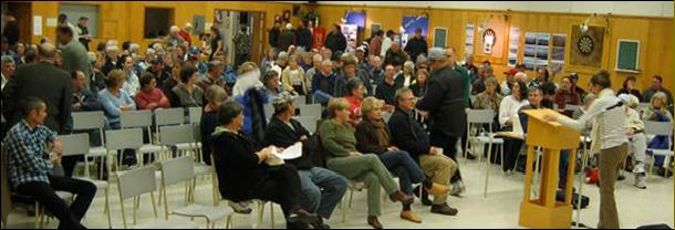 Over 200 people came to hear Inka speak.